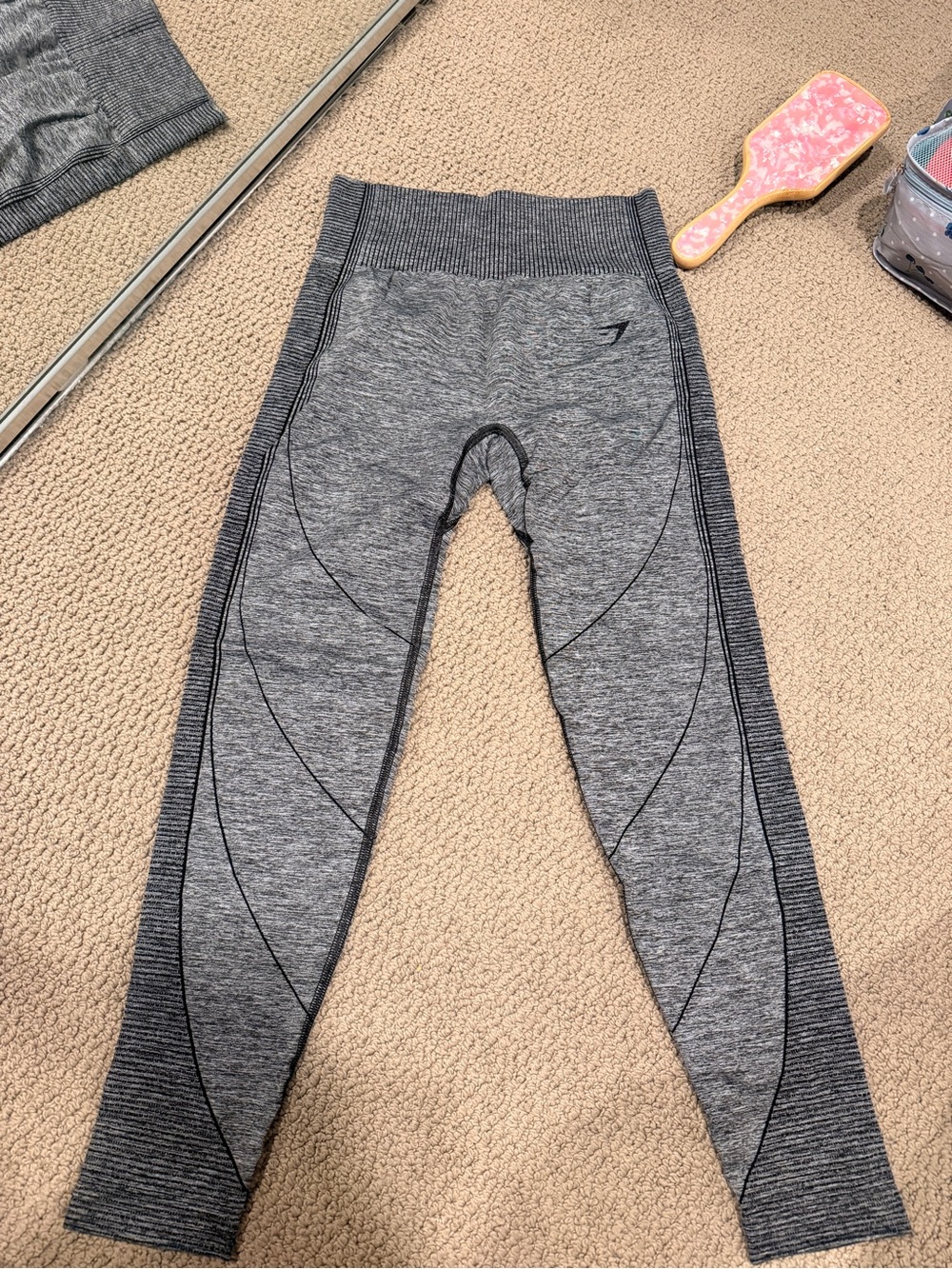 Gymshark Kids Grey Seamless Contour Leggings